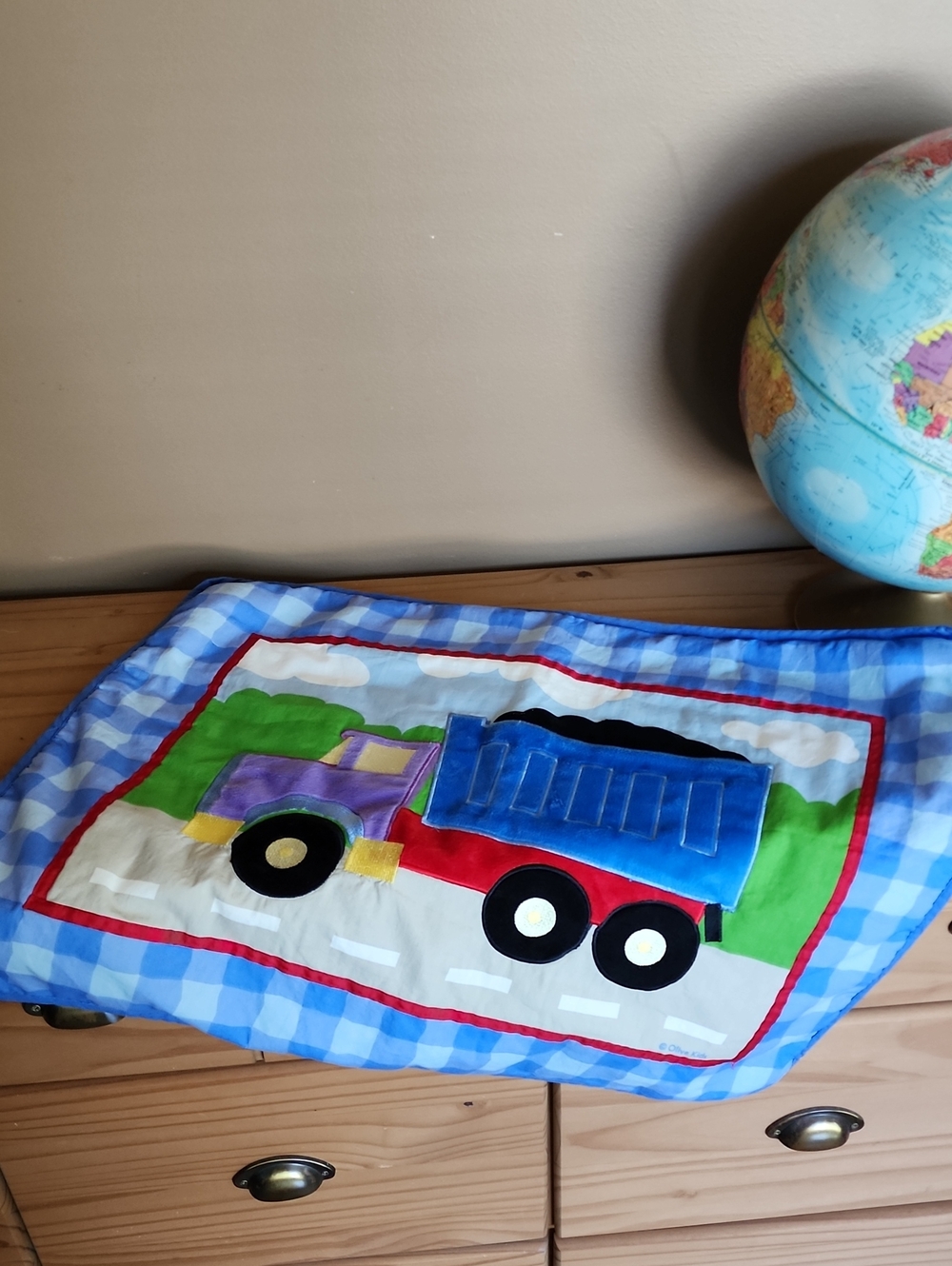 Olive Kids Dumo Truck Pillow Sham